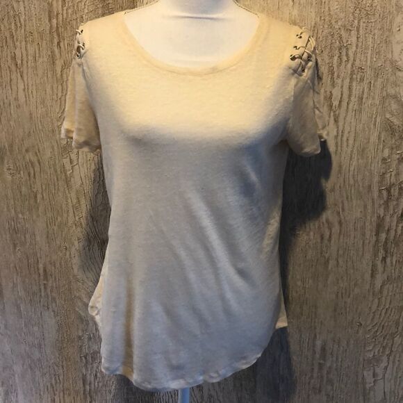 Generation Love Ivory Tie Shoulder & Back Top - Picture 1 of 7